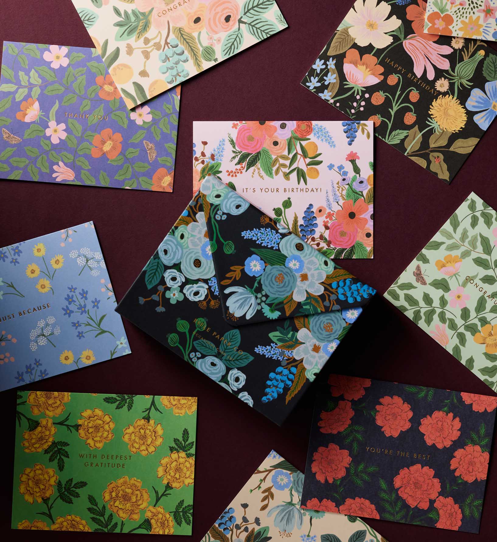 Essentials Card Box - Mixed Florals
