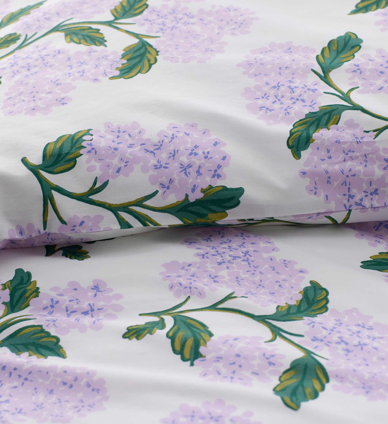 Percale Comforter - Hydrangea Lilac