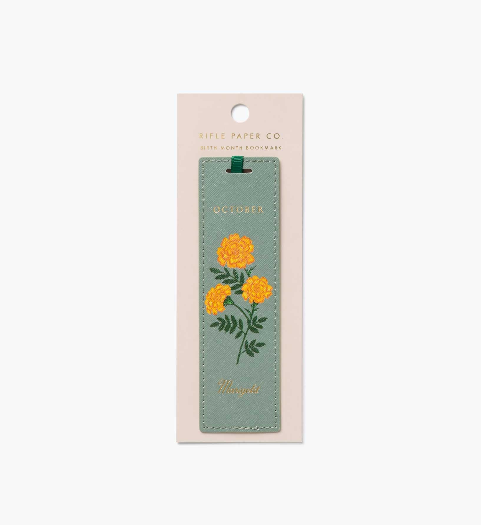 Birth Month Bookmark - October