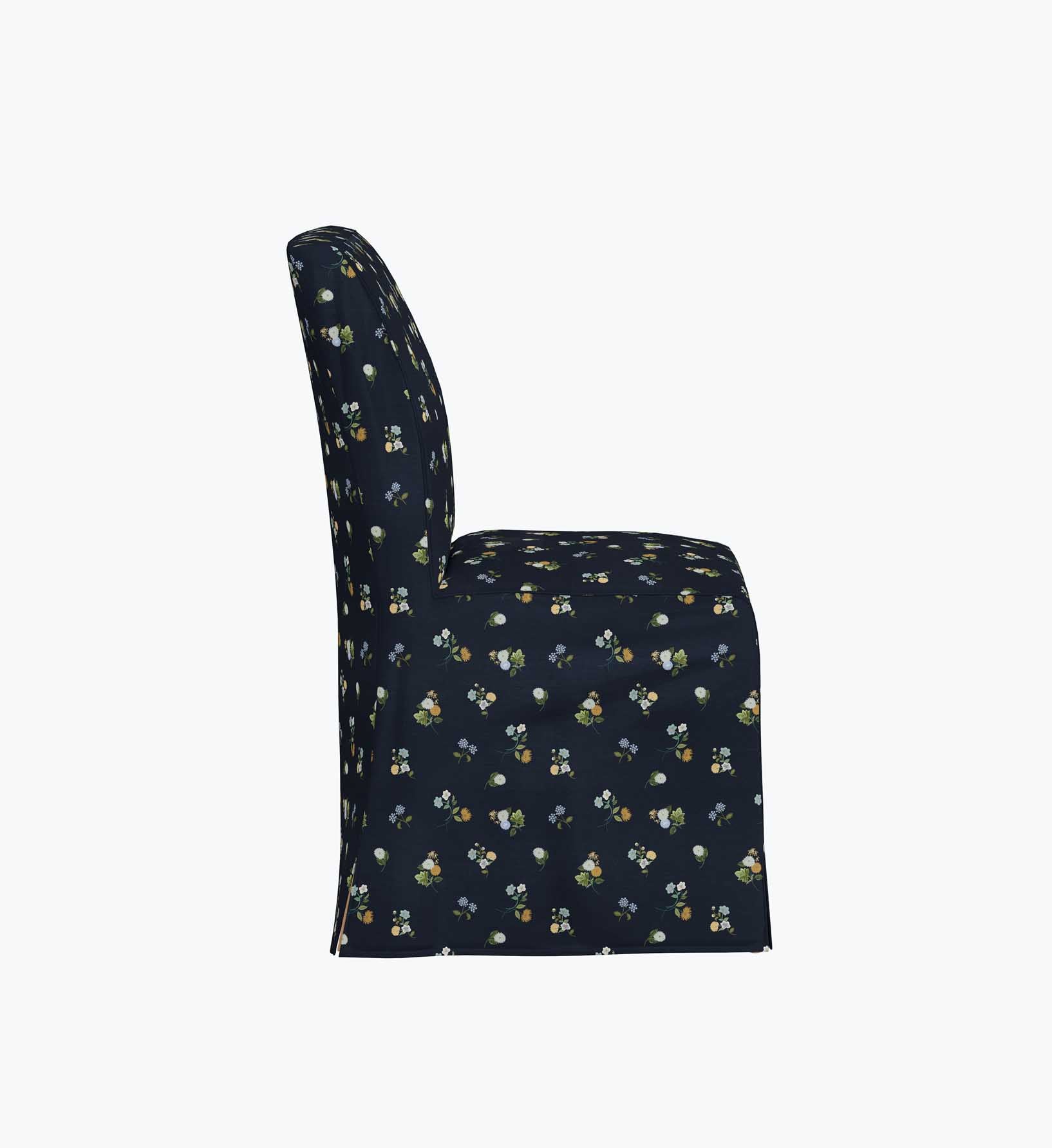 Frances Slipcover - Ditsy Dahlia Navy