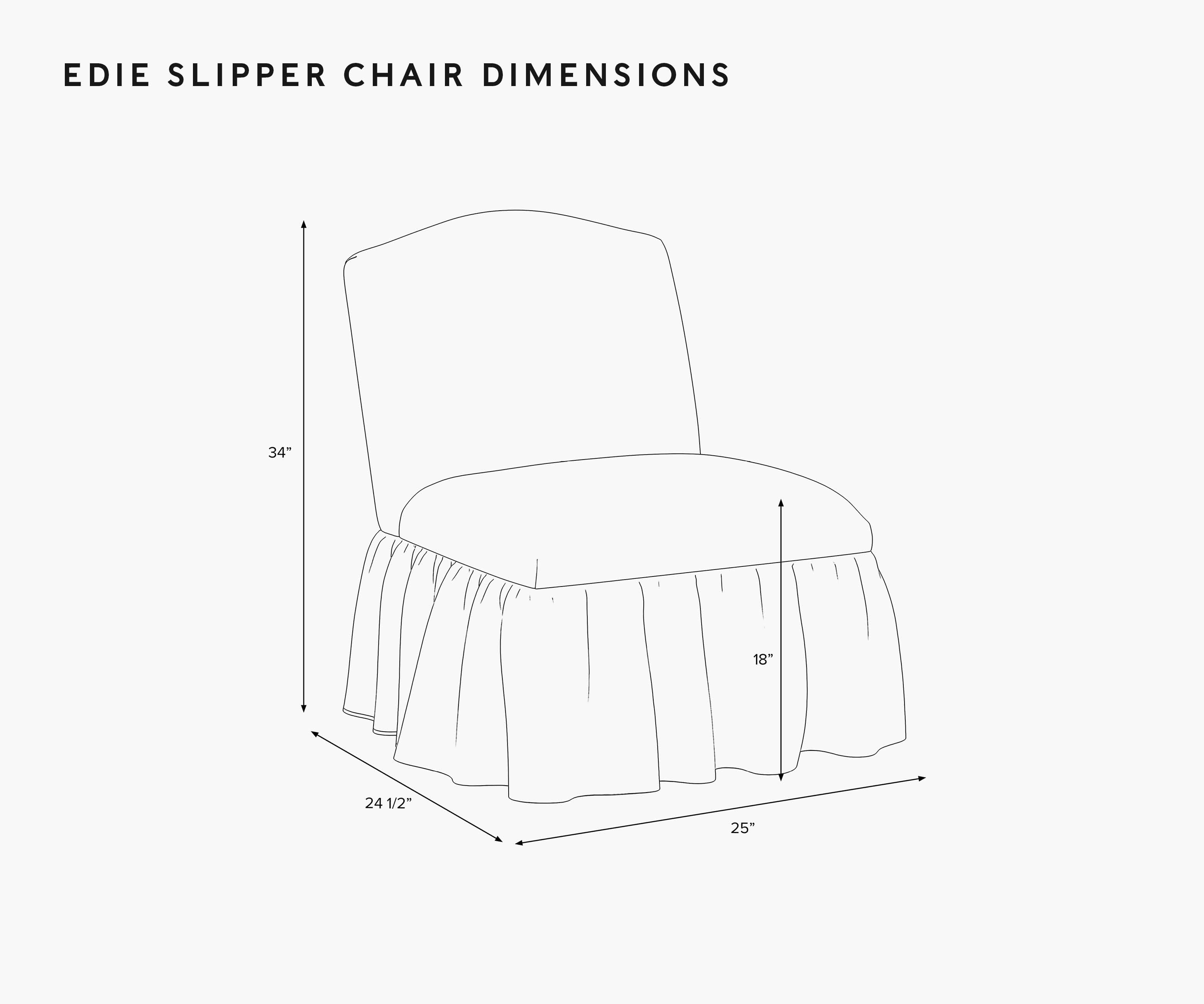 Edie Slipper Chair - Peacock