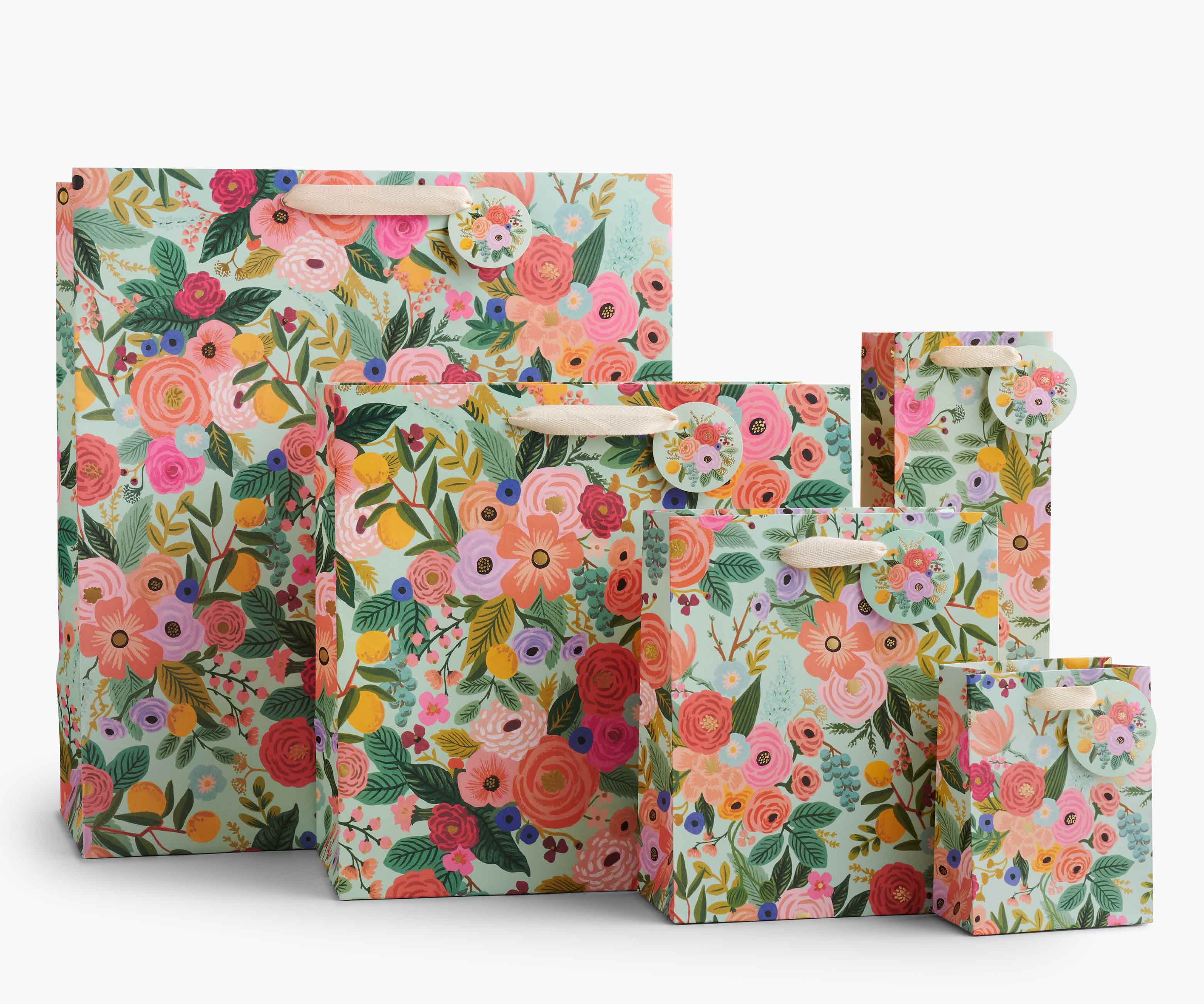 Garden Party Wine Gift Bag