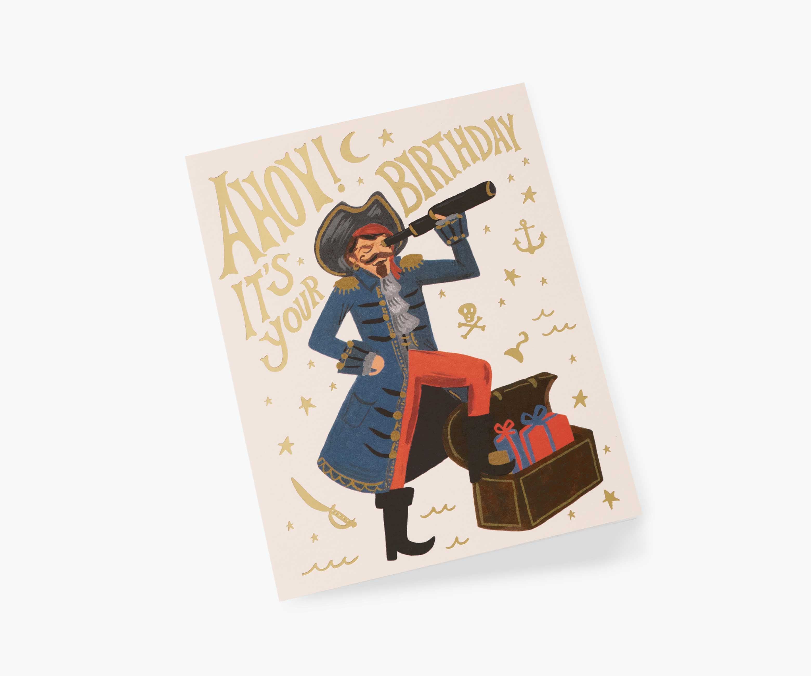 Pirate Birthday Cards - Boxed Set