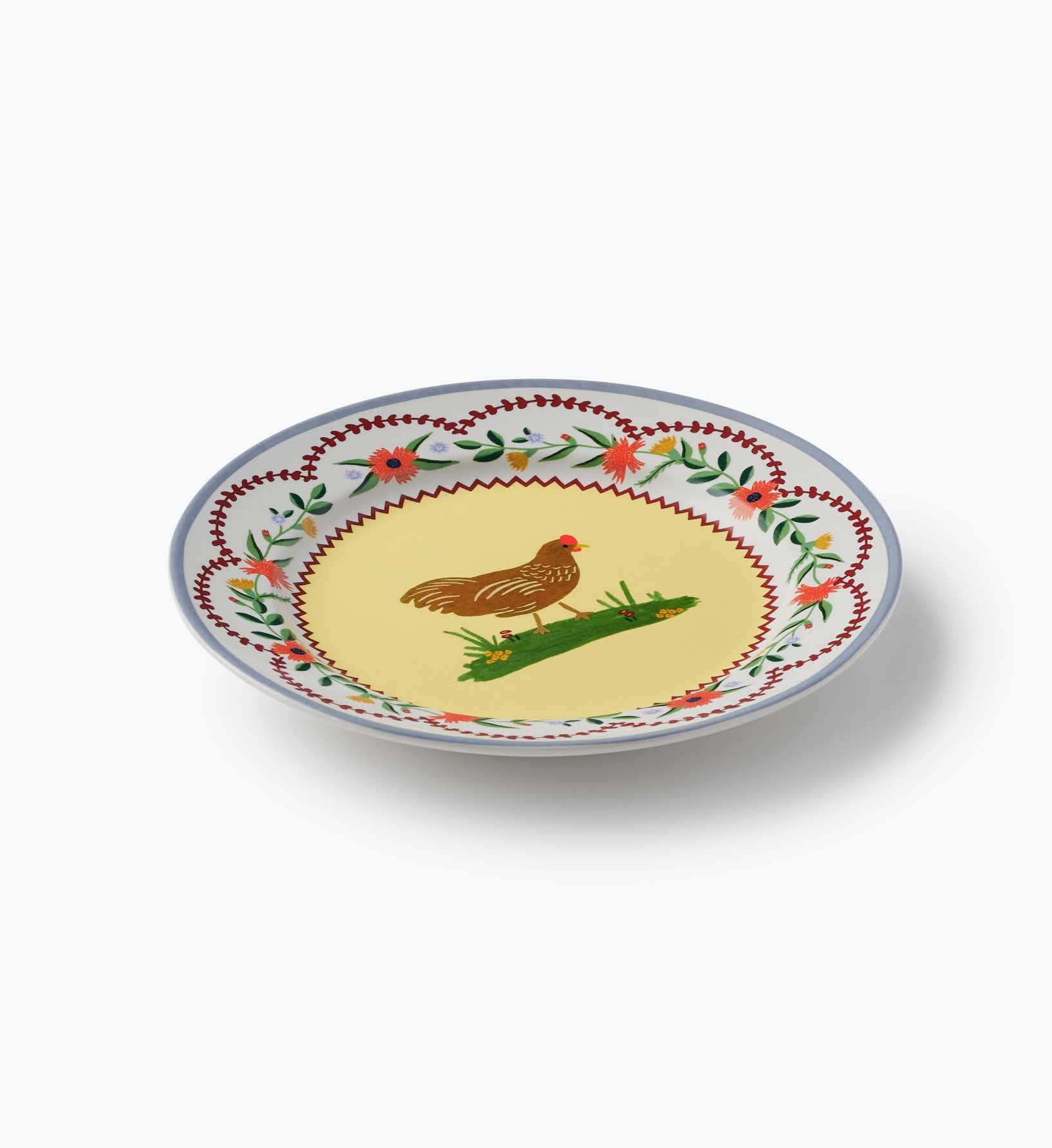 Porcelain Dessert Plate Set - Home Sweet Home
