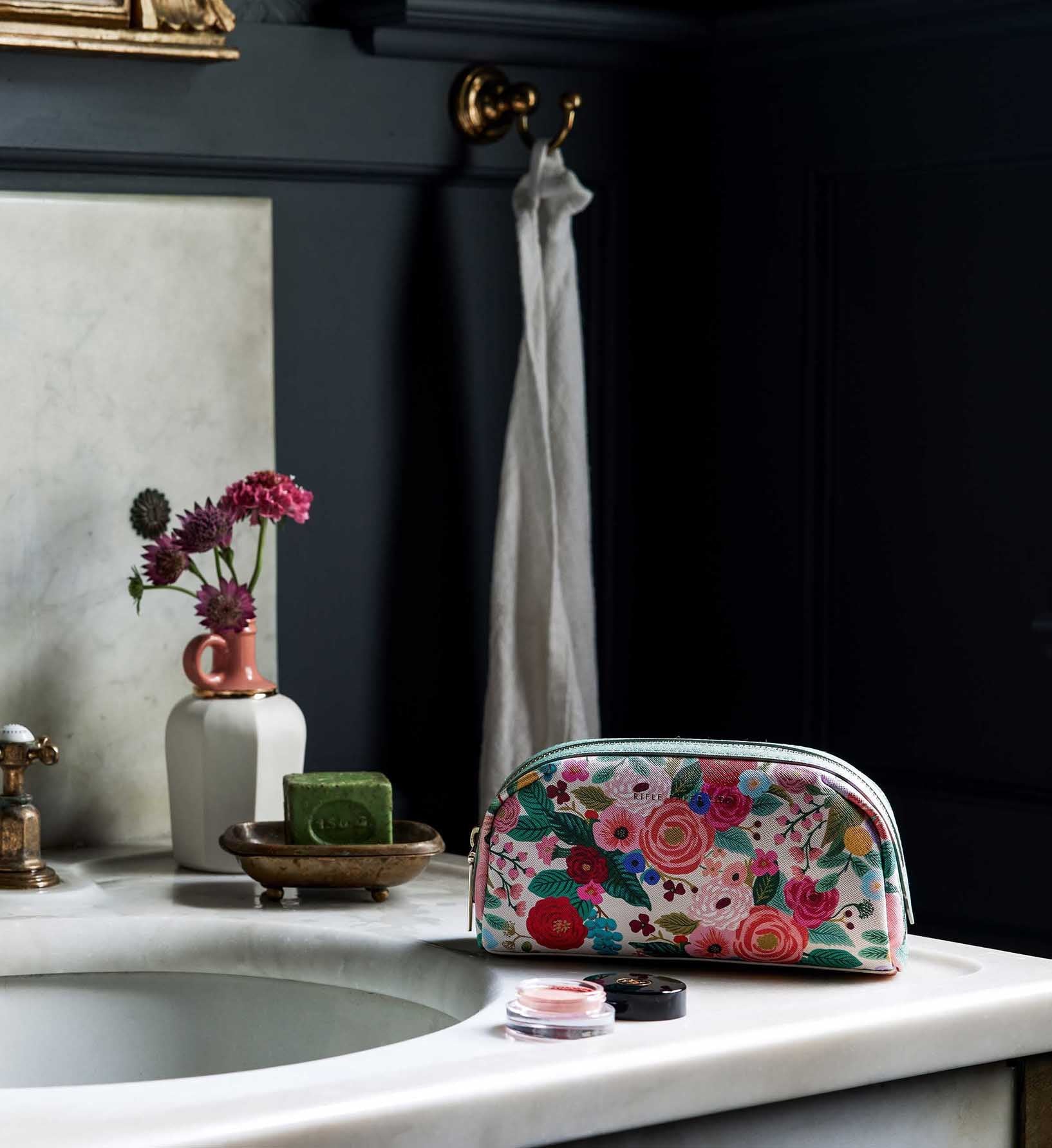 Small Cosmetic Pouch - Garden Party